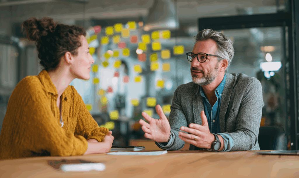 agile coaching meeting